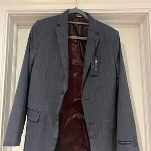Tommy Hilfiger Gray Slim-Fit Blazer